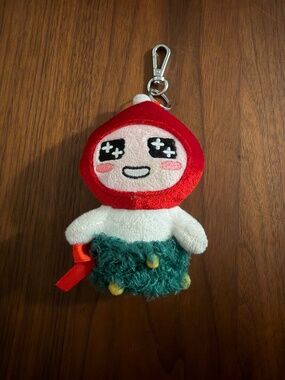Kakao Friends Apeach Christmas Holiday Mini Plush Keychain